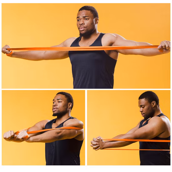 Bande di resistenza UPS per esercizi di sollevamento pesi pesanti all'ingrosso per attrezzature da palestra elasticizzate