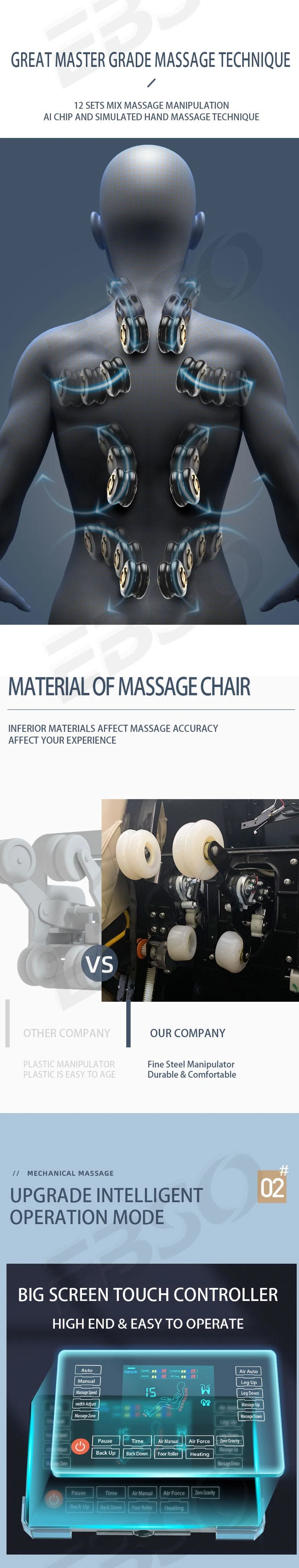 Best Seller Masaje Chair Massage Products Masajeador Kursi Pijat Alat Pijat Masaje