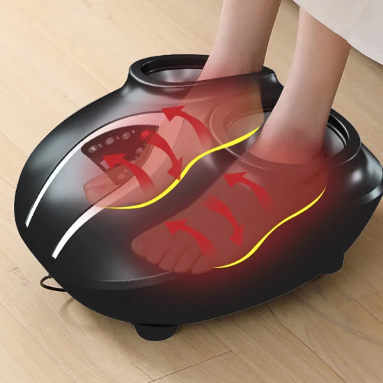 Ningdecrius Health Prodotti caldi elettrici Circolazione sanguigna con macchina per la circolazione del riscaldamento Massaggiatore per piedi a rulli